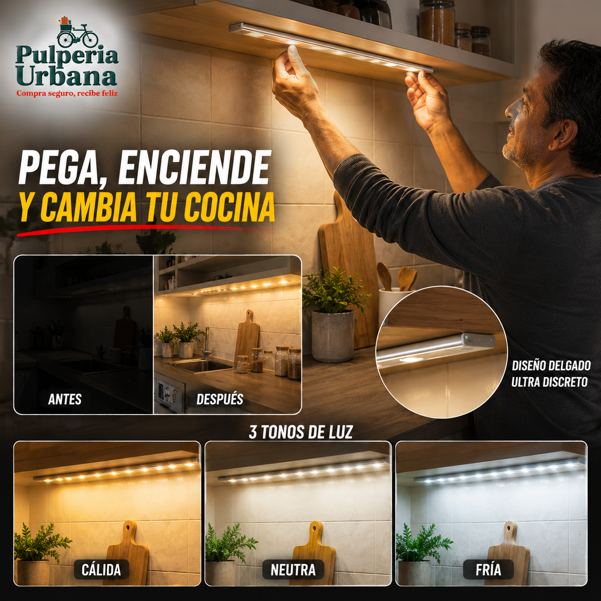 Luminex™ - Ilumina el camino y evita tropiezos de noche
