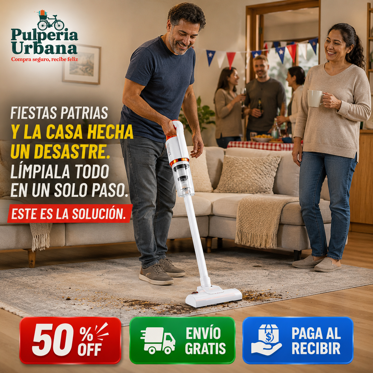 AspiraMax™ - Limpieza a fondo para Fiestas Patrias sin apuro