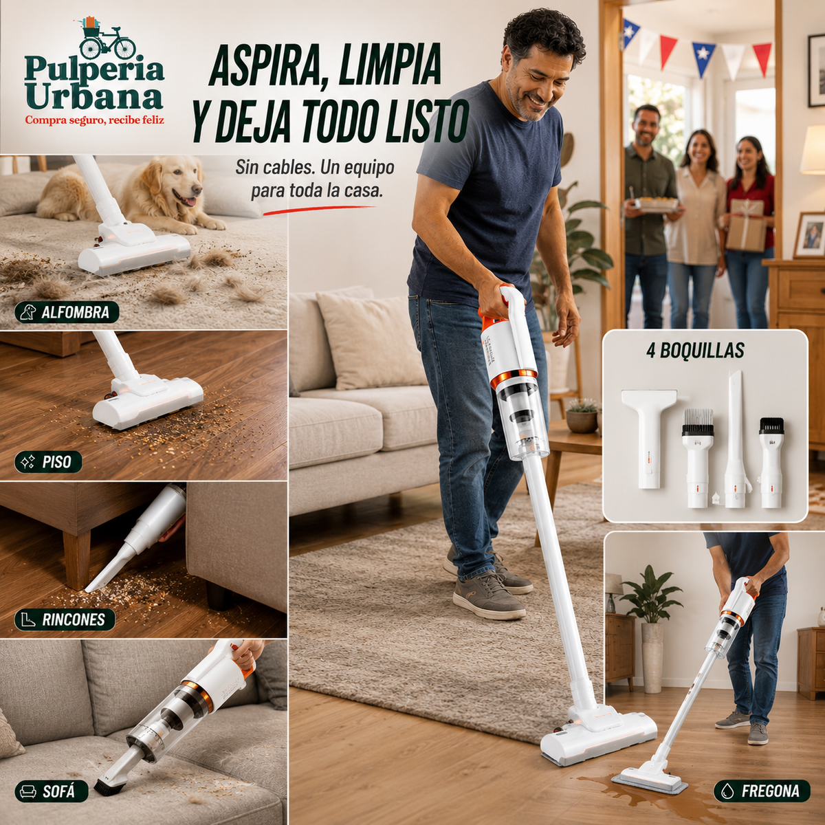 AspiraMax™ - Limpieza a fondo para Fiestas Patrias sin apuro