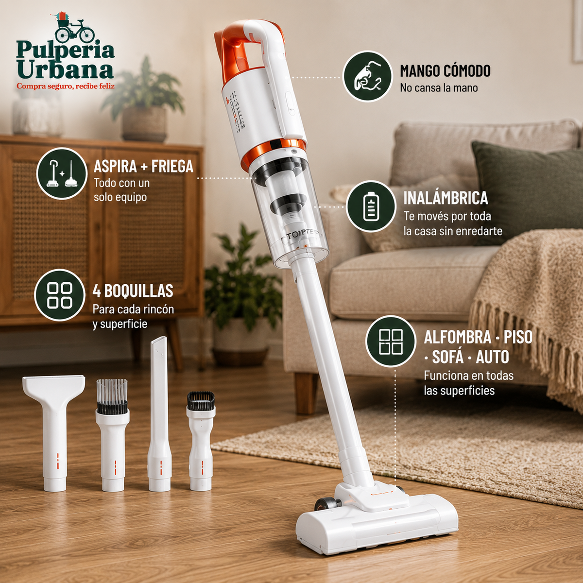 AspiraMax™ - Limpieza a fondo para Fiestas Patrias sin apuro