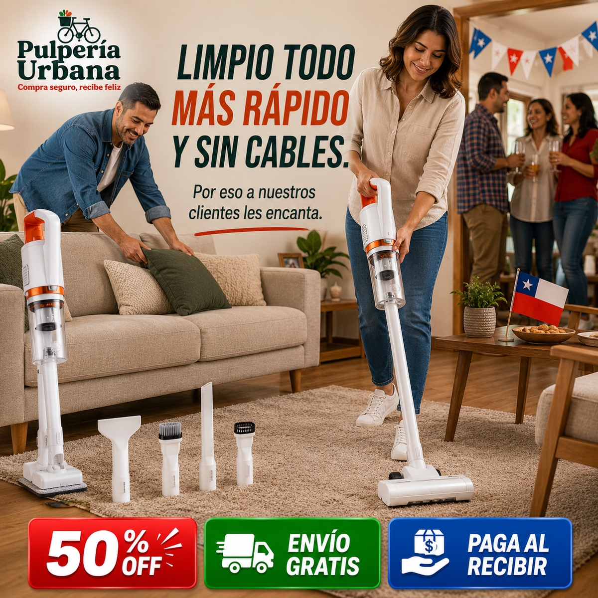 AspiraMax™ - Limpieza a fondo para Fiestas Patrias sin apuro