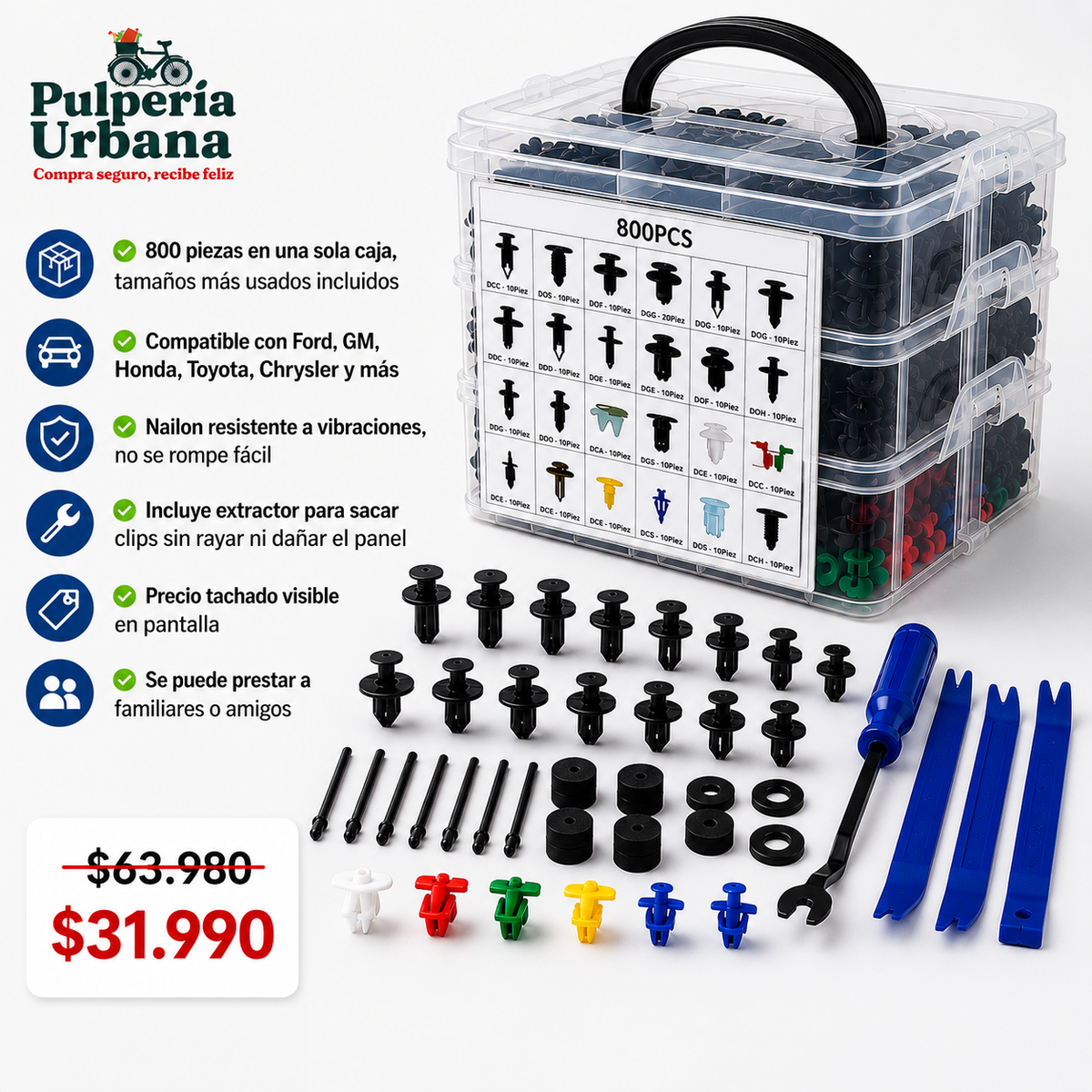 AutoClip Max - El kit que reemplaza cientos de visitas al mecánico