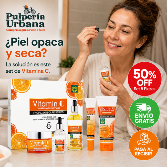 Set Facial Vitamina C Disaar 5 Piezas