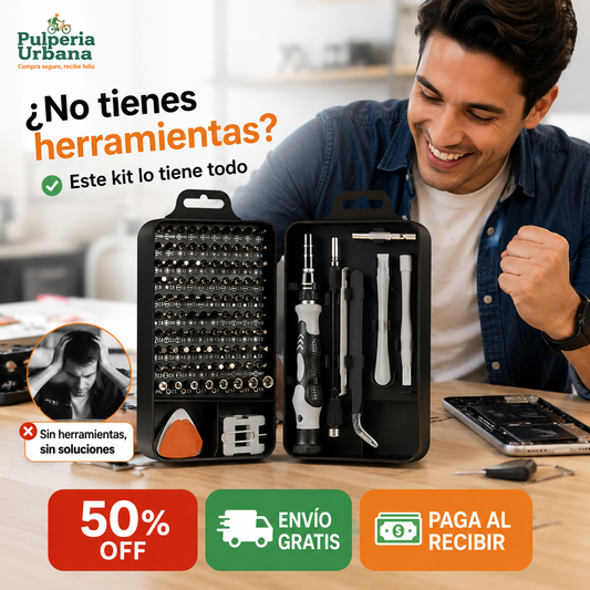 TorxPro - Kit Desatornillador Herramientas 115 Pc