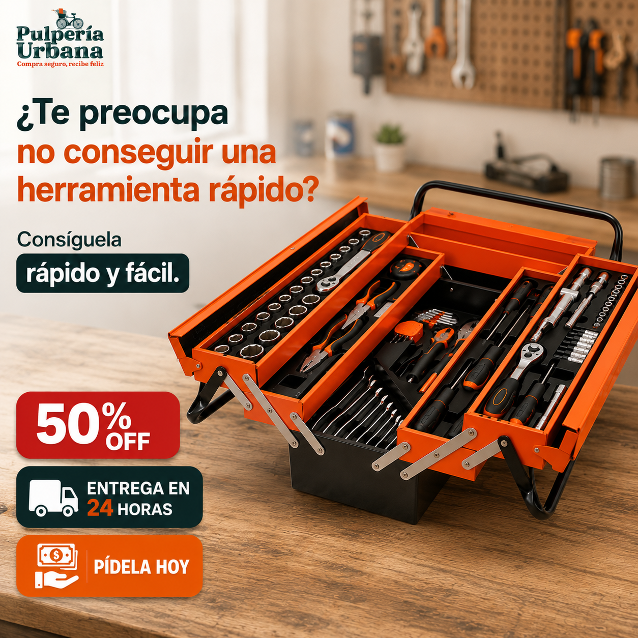 ToolMaster - Caja De Herramientas Set 85 Piezas
