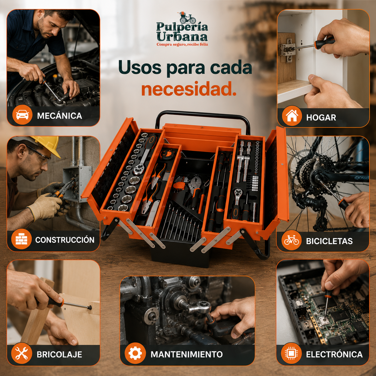 ToolMaster - Caja De Herramientas Set 85 Piezas