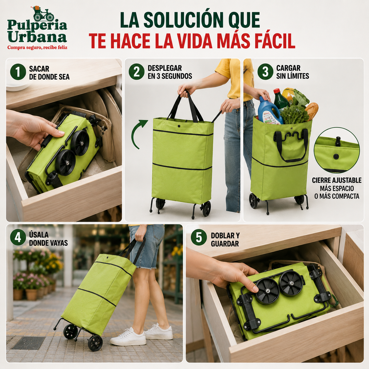 CarguitoMax™ - Tu ayudante para las compras pesadas de invierno