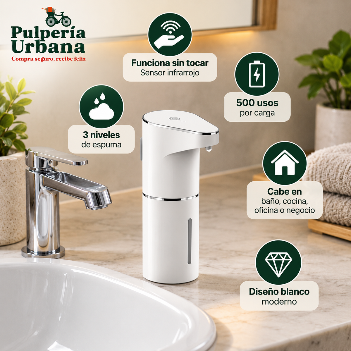 Higienix™ - Evita que los virus entren a tu casa por las manos