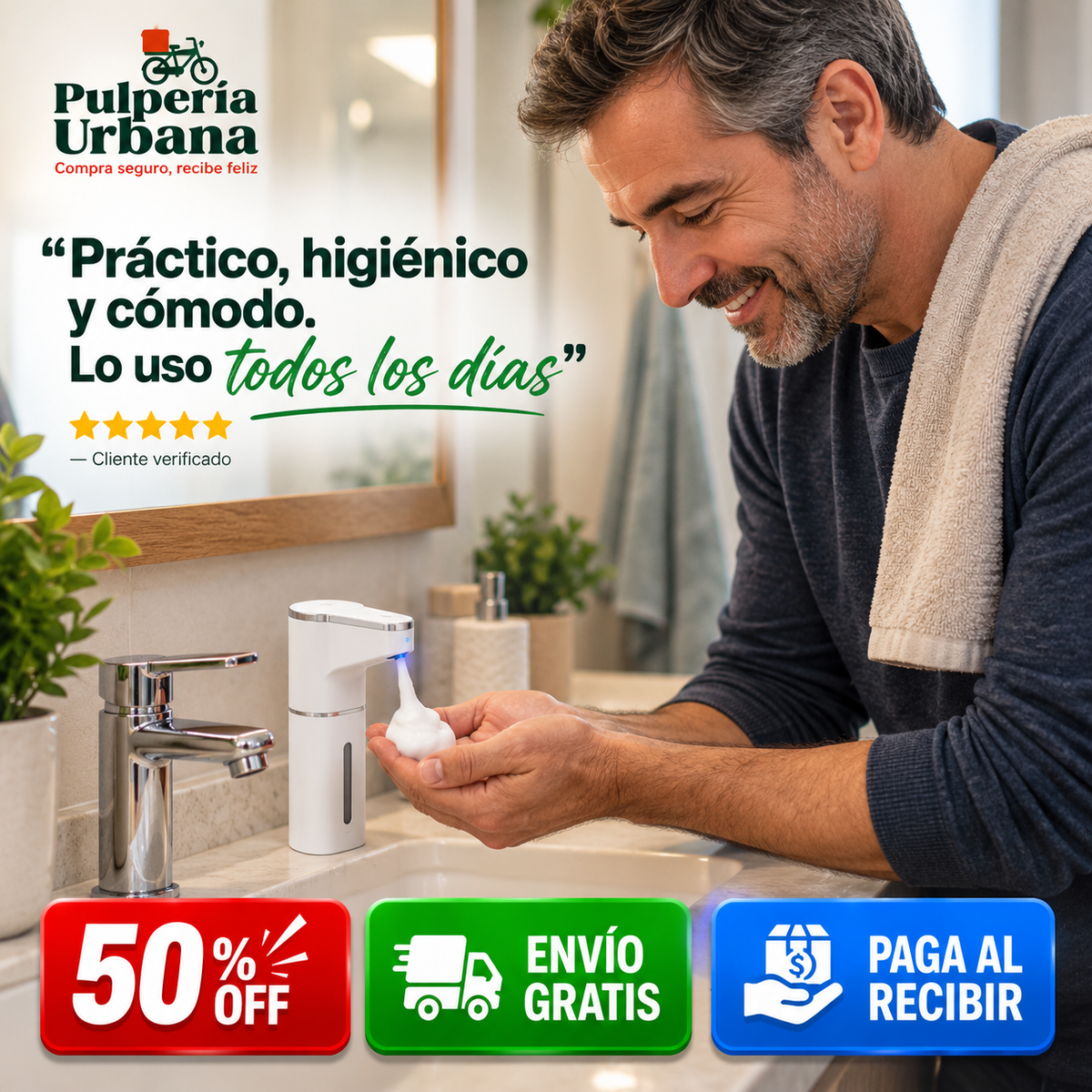 Higienix™ - Evita que los virus entren a tu casa por las manos