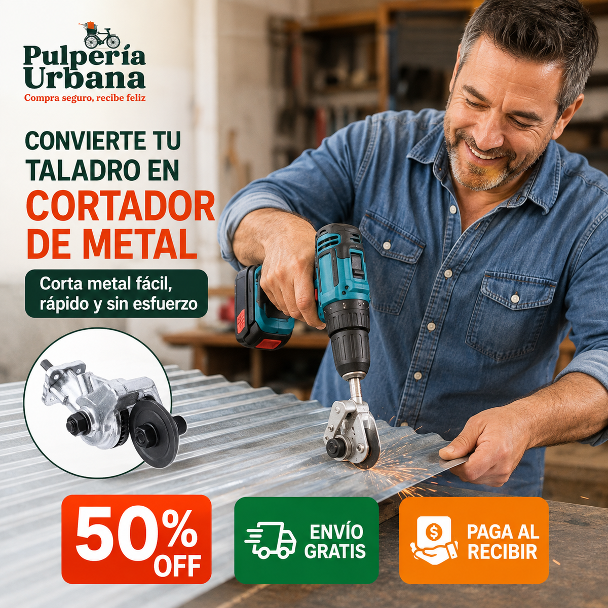 PlacaCut - CORTADOR DE PLACAS PARA TALADRO INALAMBRICO