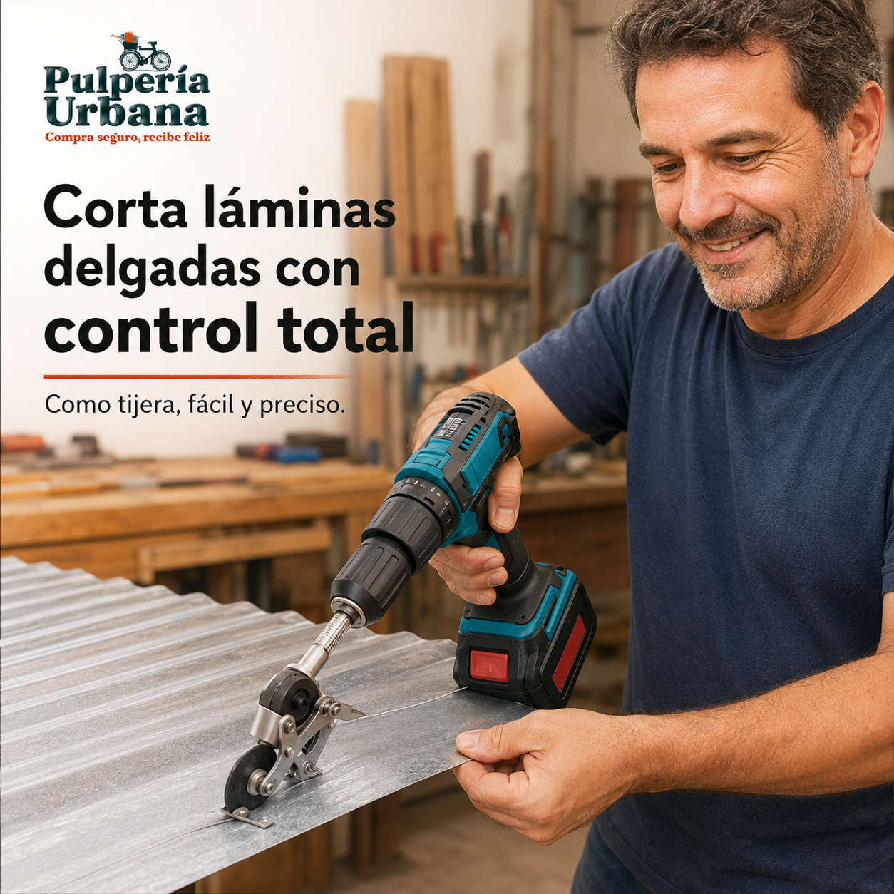 PlacaCut - CORTADOR DE PLACAS PARA TALADRO INALAMBRICO