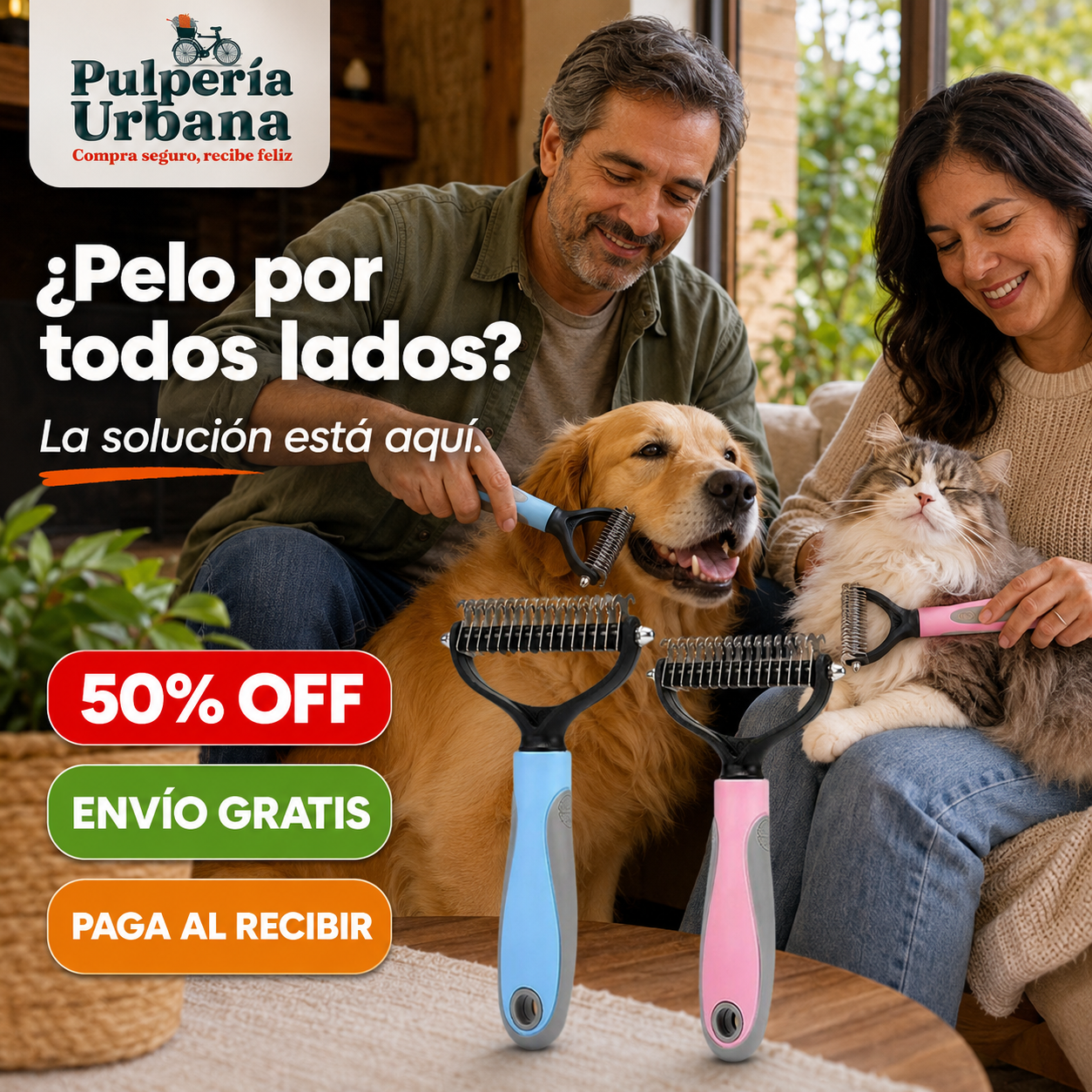 PeluMax - RASTRILLO CEPILLO ASEO MASCOTA