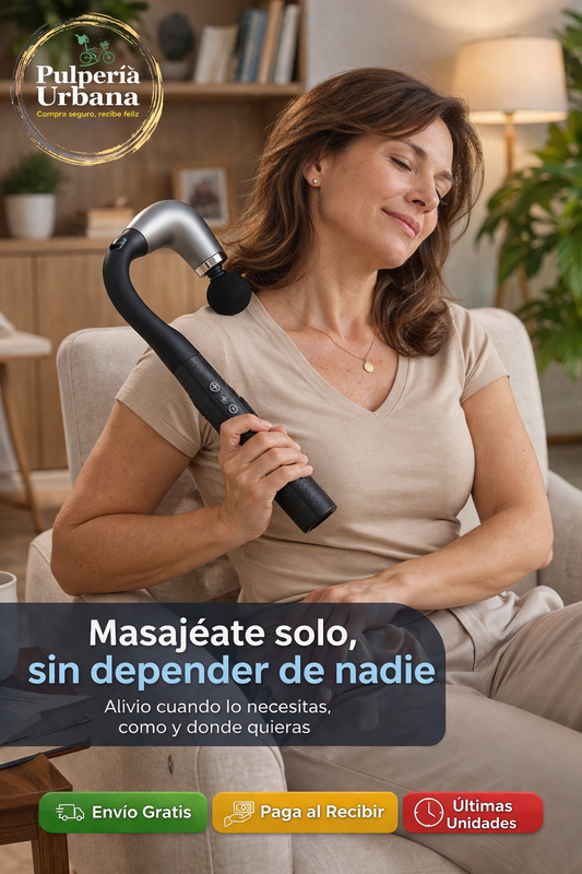 AlivioPro — Relaja contracturas y tensión profunda sin salir de casa
