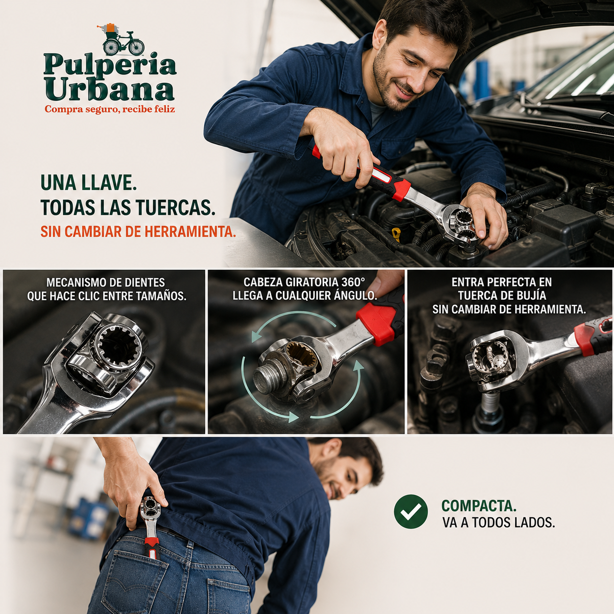MultiTuerca - LLAVE UNIVERSAL 48-1