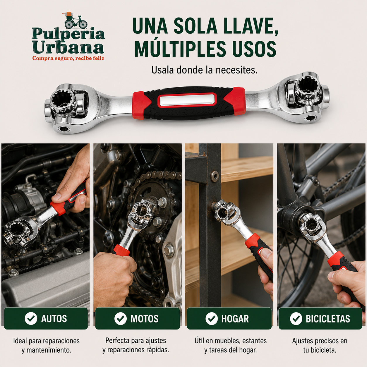 MultiTuerca - LLAVE UNIVERSAL 48-1