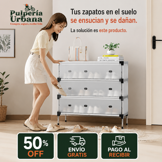 Zapatero Moderno -  6 Niveles 2 En 1