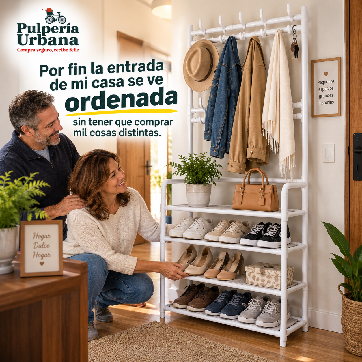 Perchazapa™ - Cuelga y ordena todo junto en un solo mueble