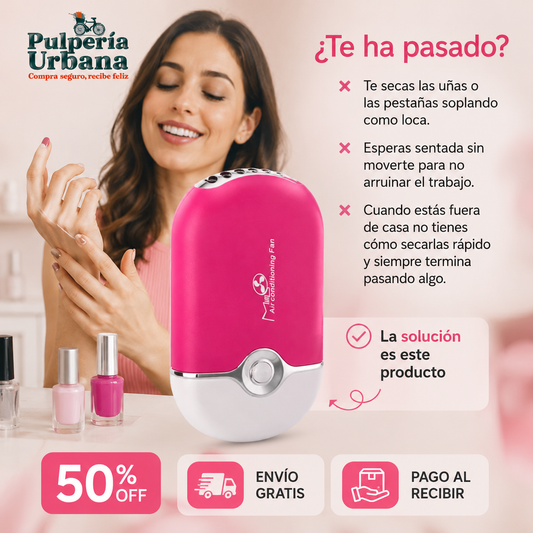 TouchPro - MINI VENTILADOR  PESTAÑAS UÑAS BELLEZA