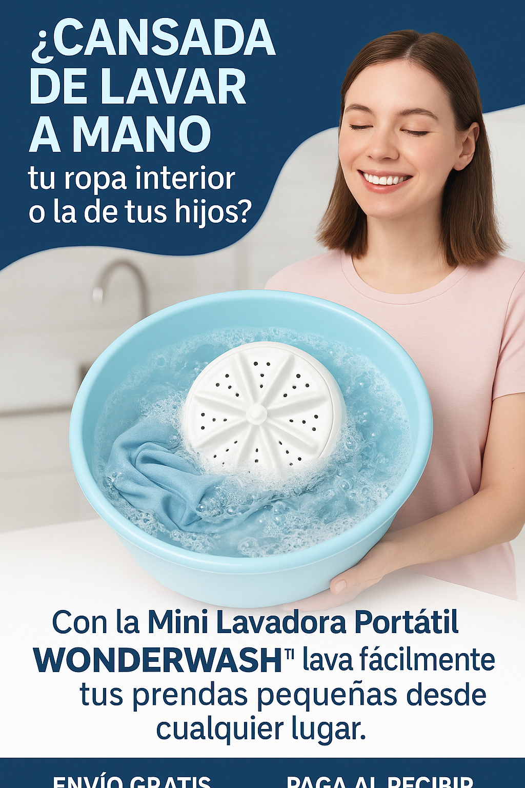 🧼Mini Lavadora Portátil WonderWash
