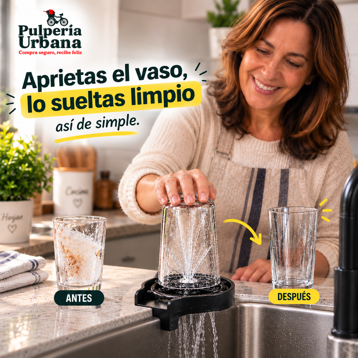 Vasitux™ - Limpia vasos y copas sin tallar ni esperar