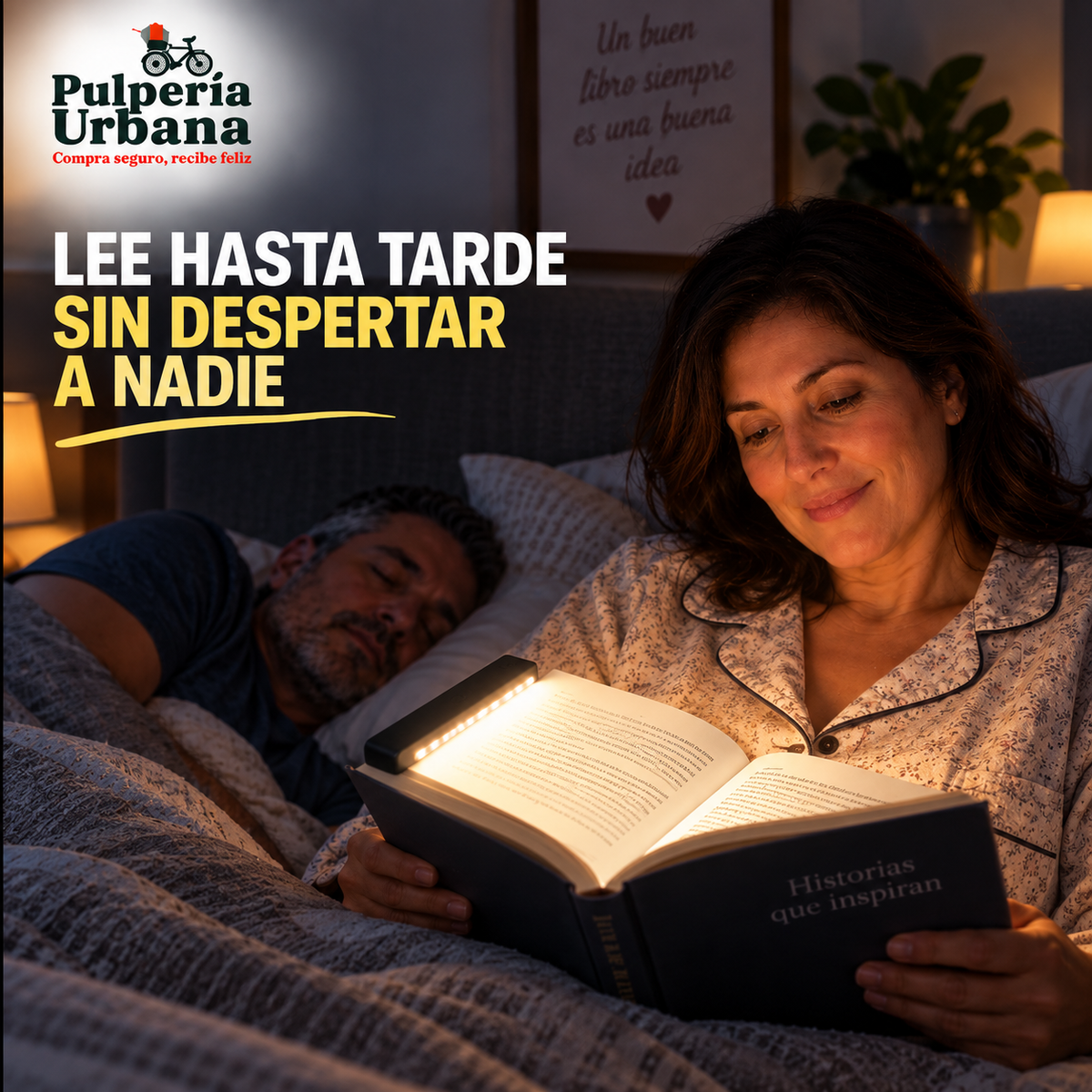 VelaLED™ - Luz íntima para leer sin despertar a nadie