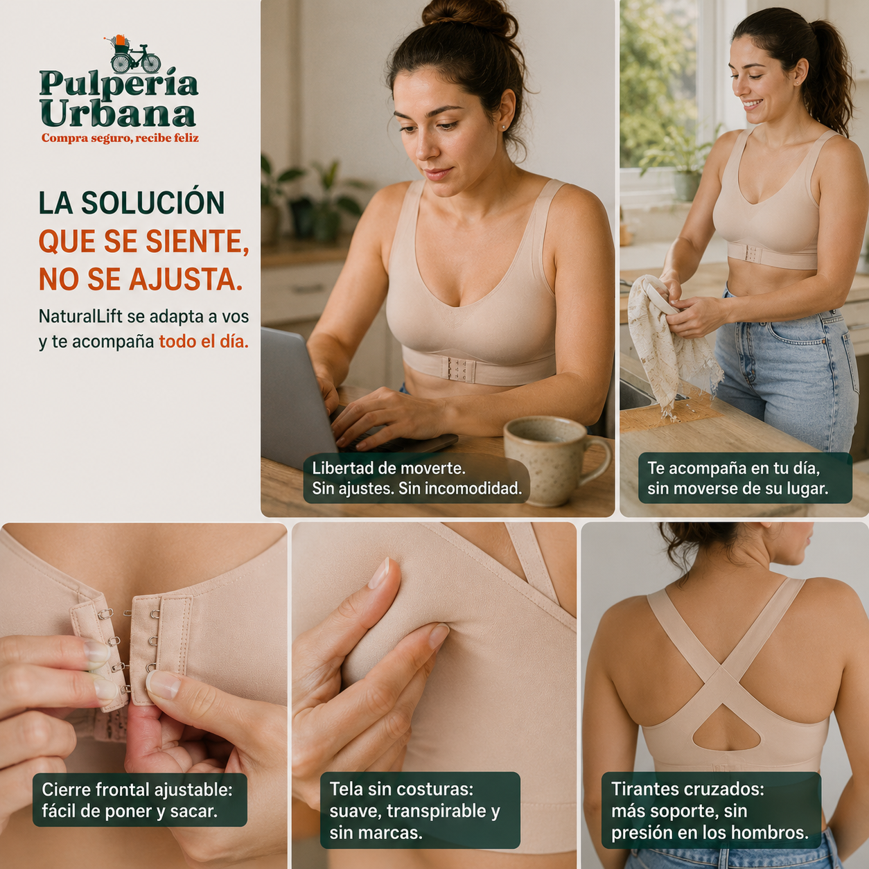 NaturalLift - Sosten Corrector De Postura Ortopédico