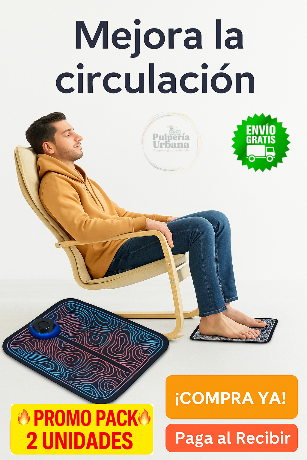 Masajeador EMS para Pies