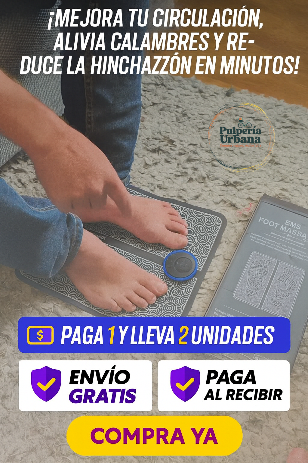 Masajeador EMS para Pies