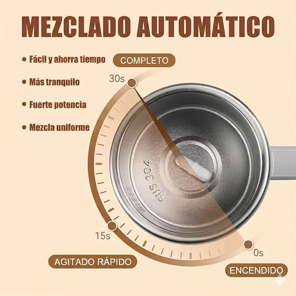 Taza AutoMix — Mezcla perfecta en segundos