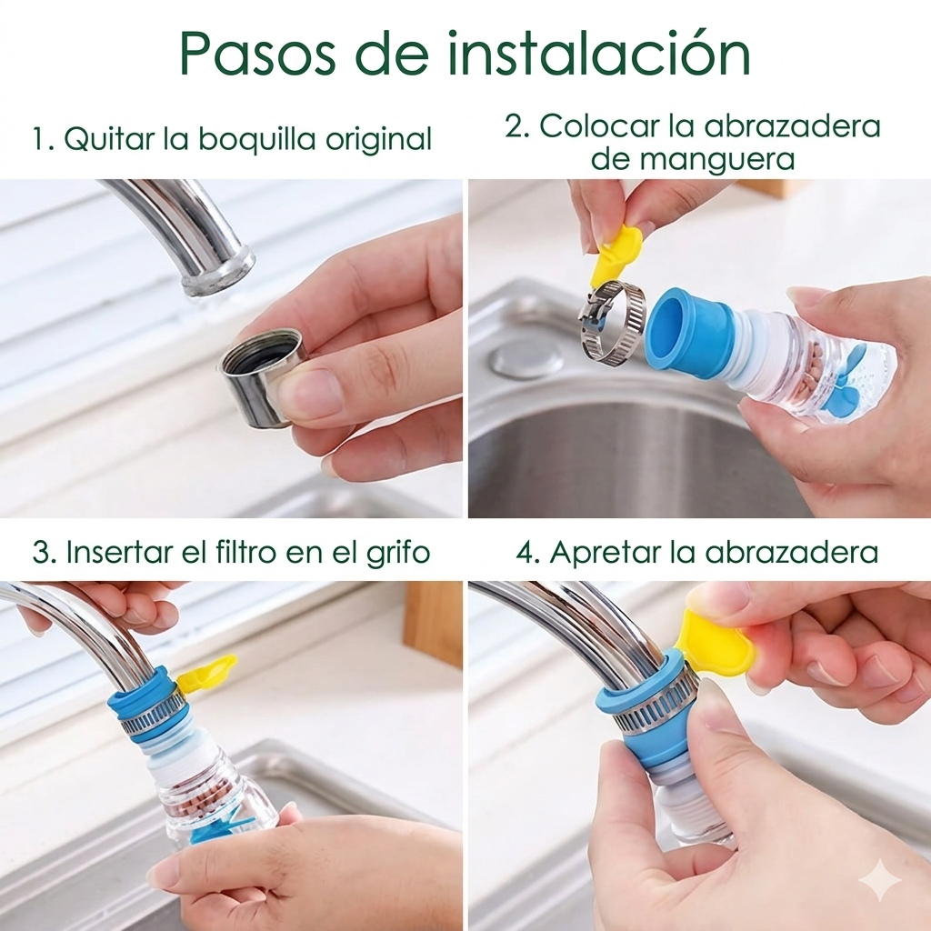 AquaFiltro 360 -  Agua pura con mayor alcance -   PACK 2x1