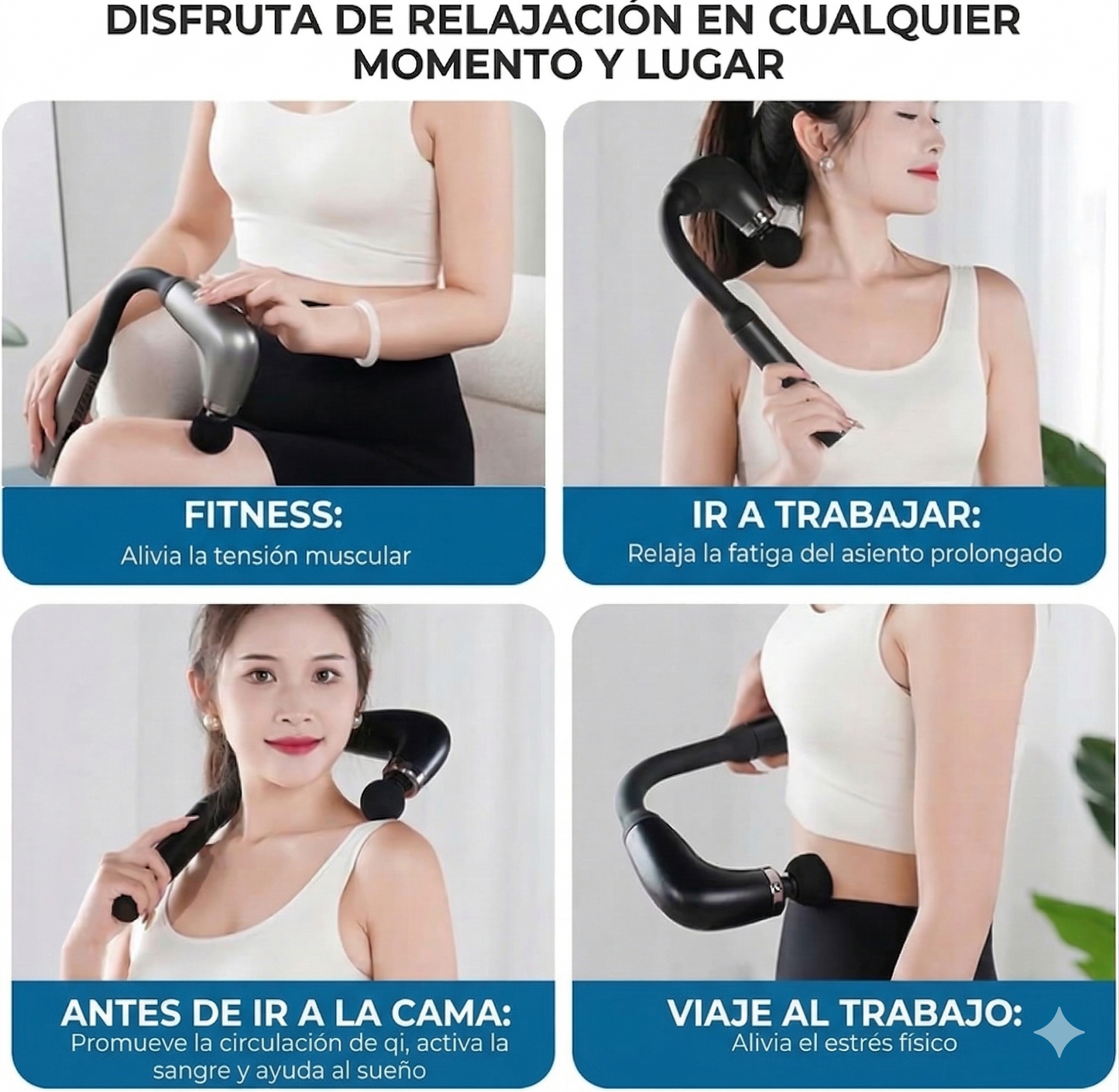 AlivioPro — Relaja contracturas y tensión profunda sin salir de casa