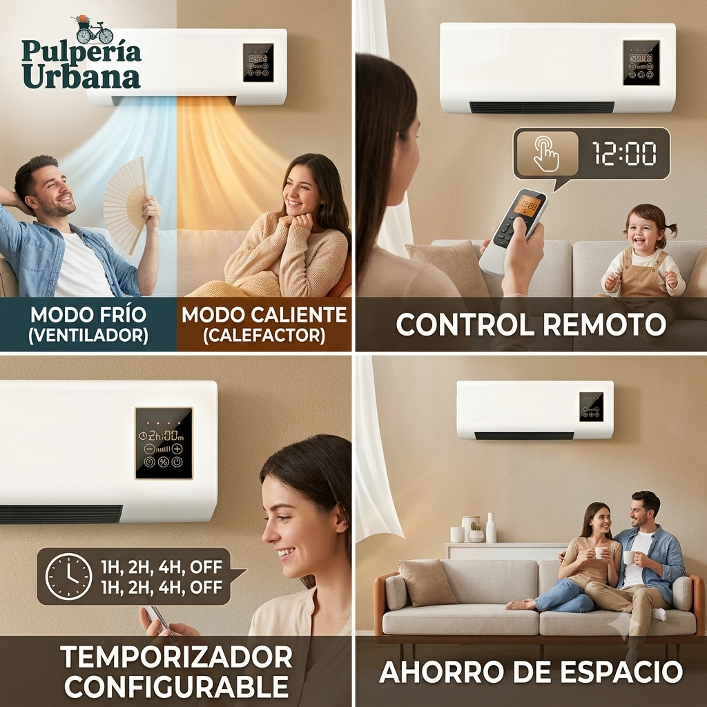 HeatCool Pro - Verano 2 En 1 Aire Caliente Y Frio