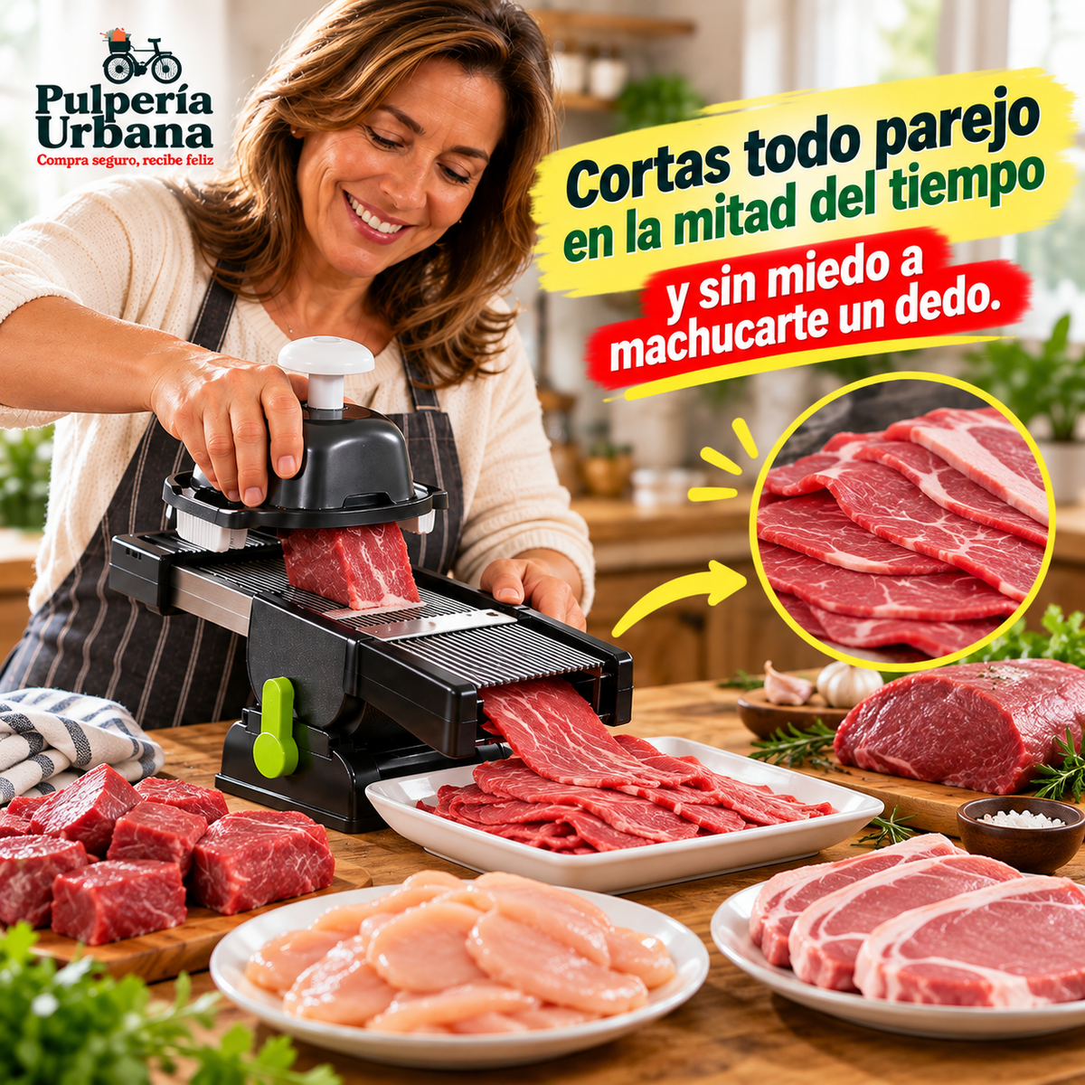 Rebanix™ - Rodajas perfectas sin miedo a cortarte