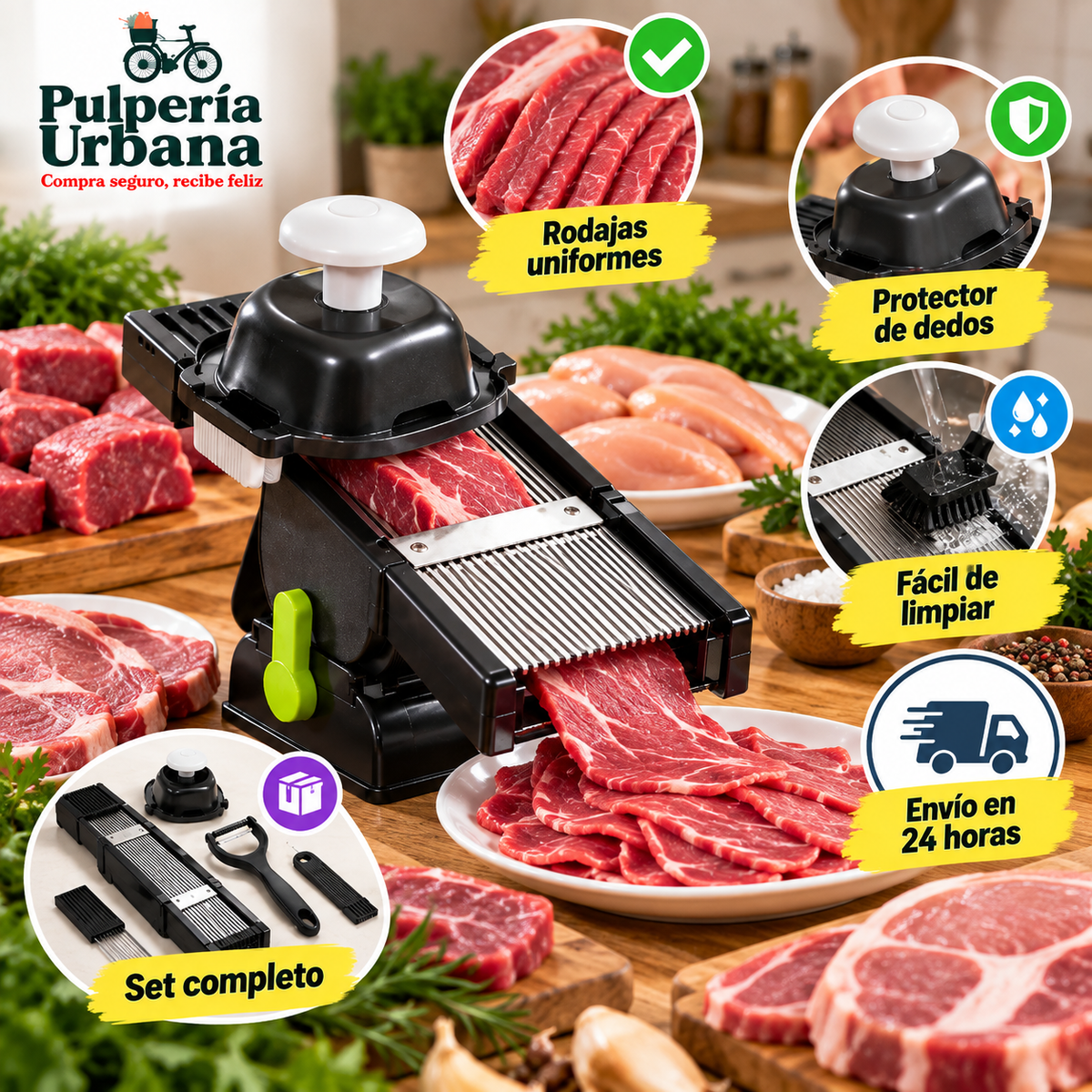 Rebanix™ - Rodajas perfectas sin miedo a cortarte