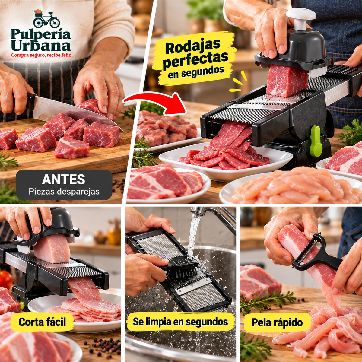 Rebanix™ - Rodajas perfectas sin miedo a cortarte