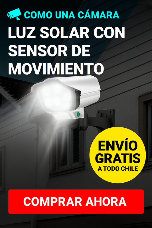 🌙🔒 Protege tu Hogar con la Lámpara Solar LED Modelo Cámara ( Pack 2 unidades)