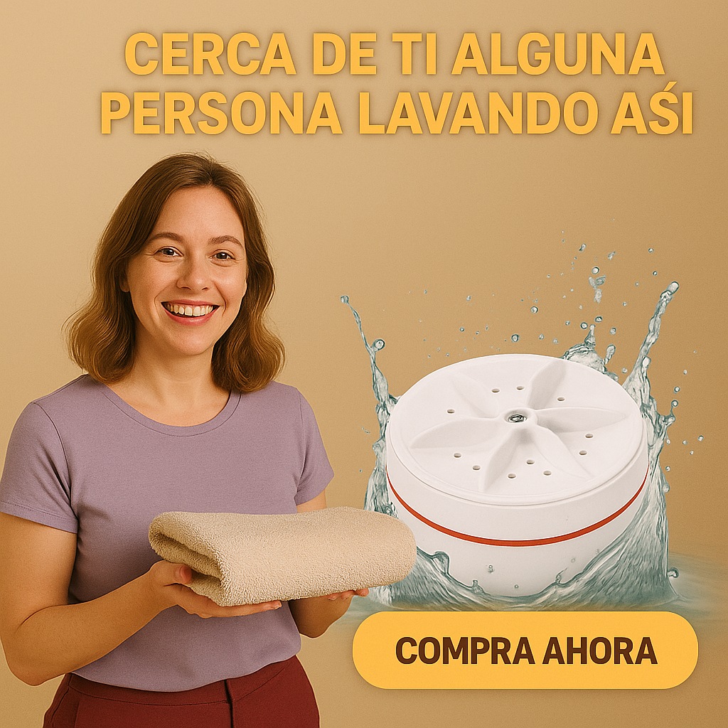 🧼Mini Lavadora Portátil WonderWash