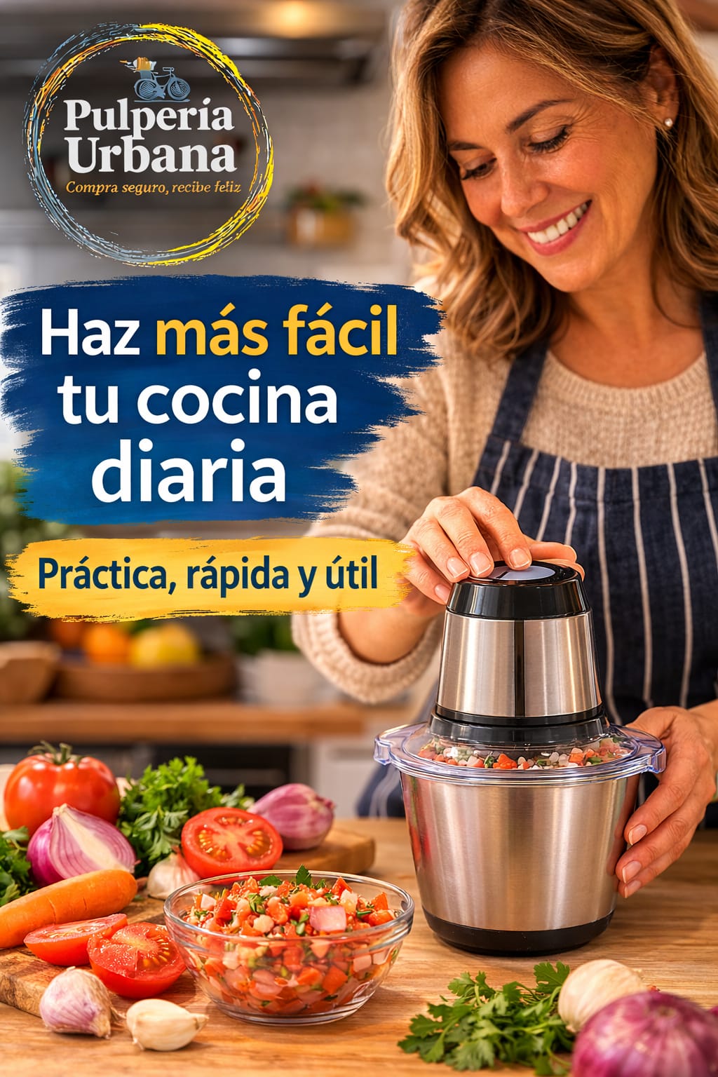PicaFácil Pro —  Pica, muele y procesa en segundos