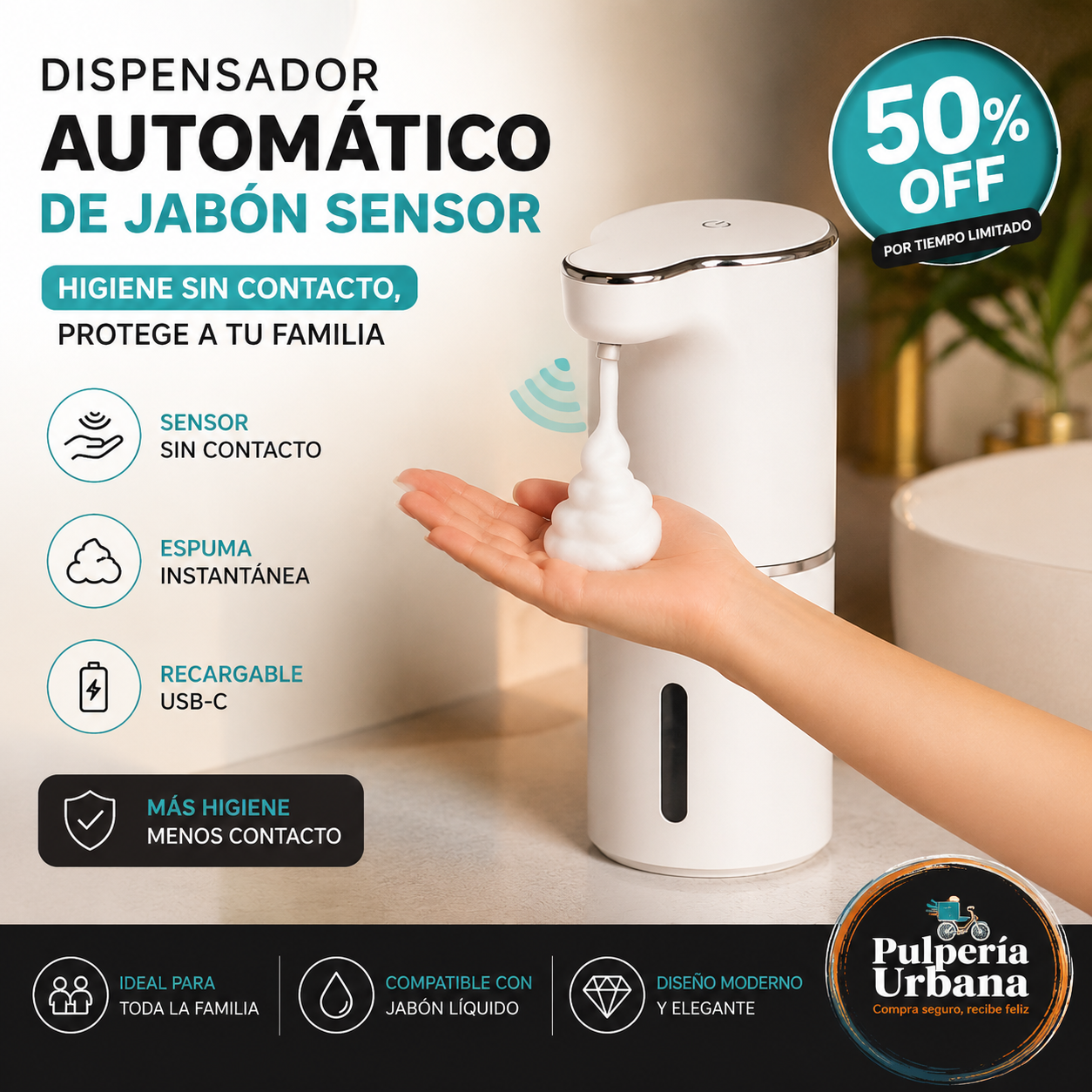 SensaClean Pro - Dispensador Automático