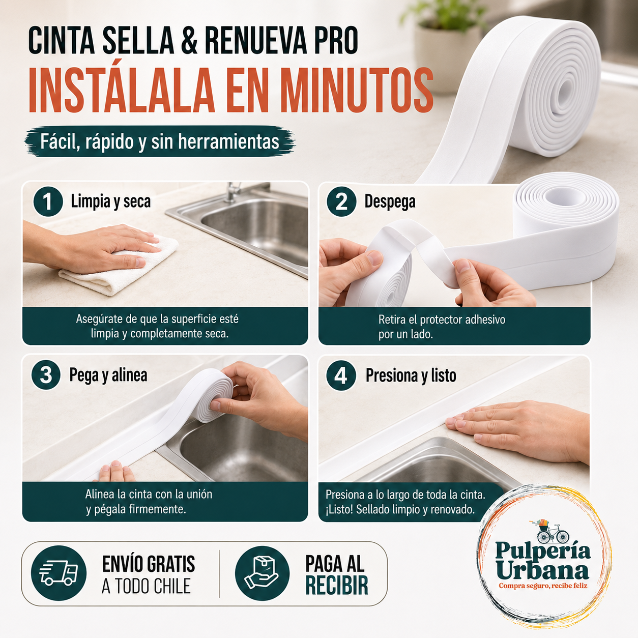 Cinta Sella & Renueva Pro 2x1