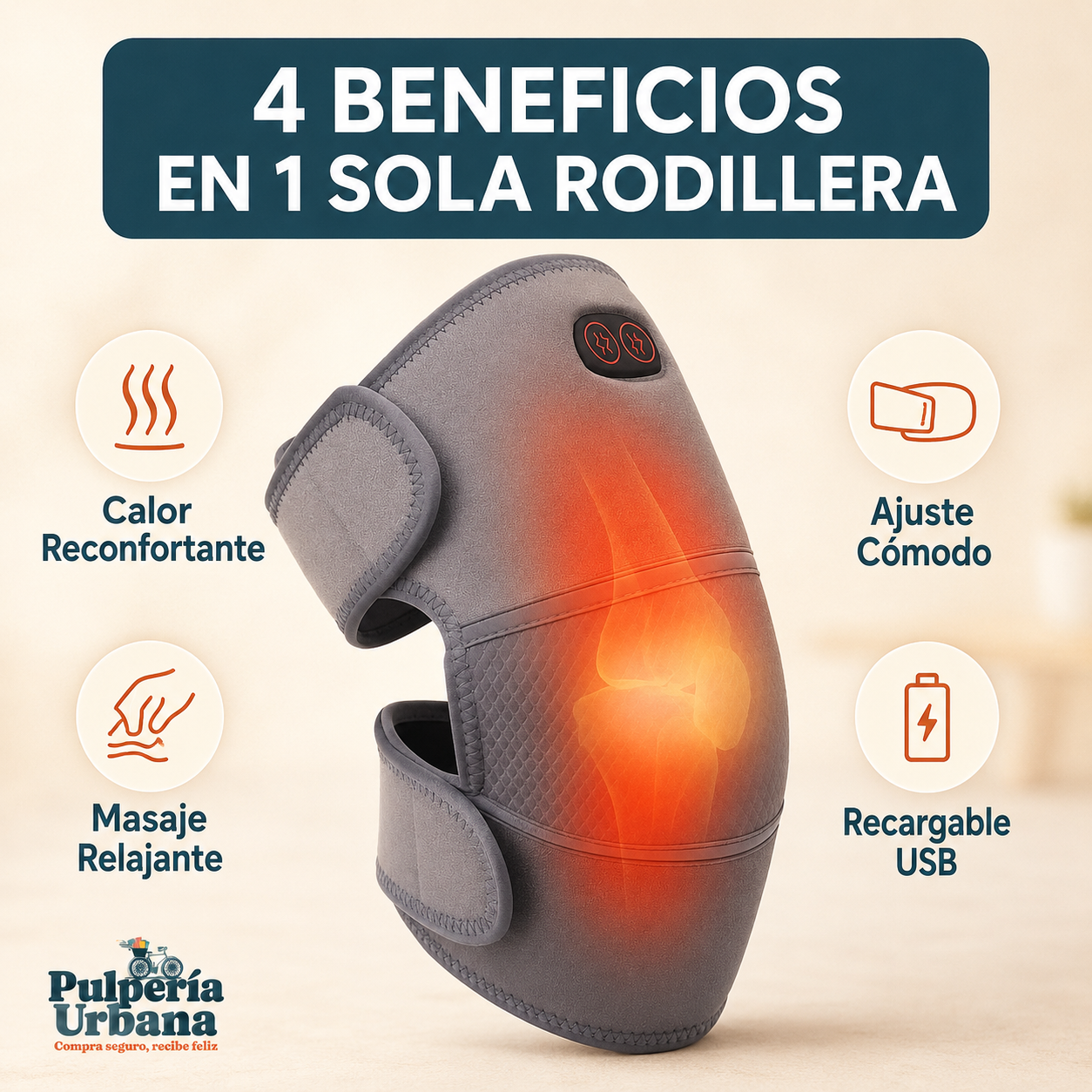 Rodillera Térmica Pro