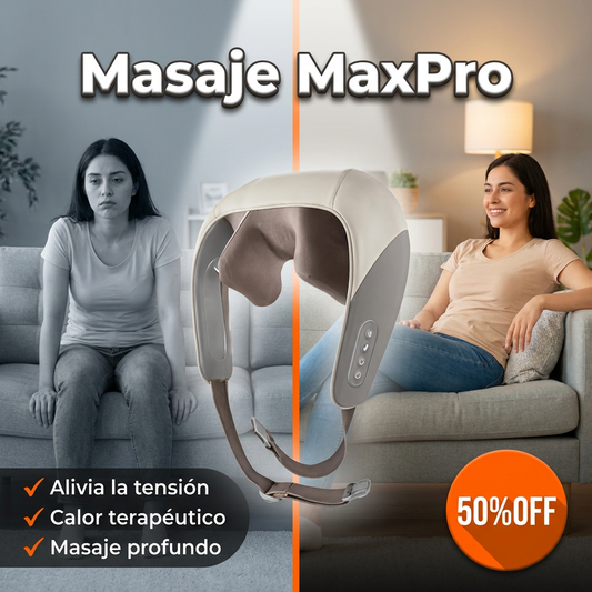 MasajeMax — Masajeador de cuello y hombros con calor