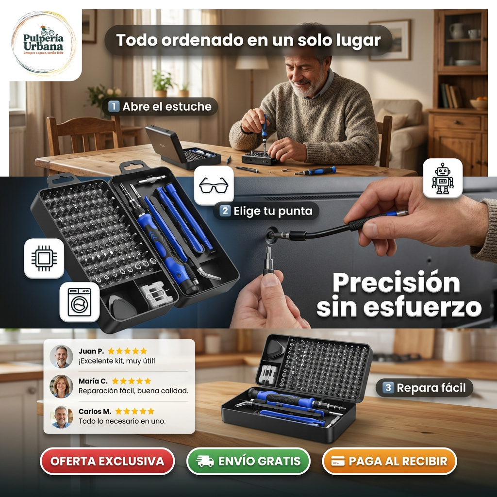 TorxPro — Kit 115 puntas de precisión