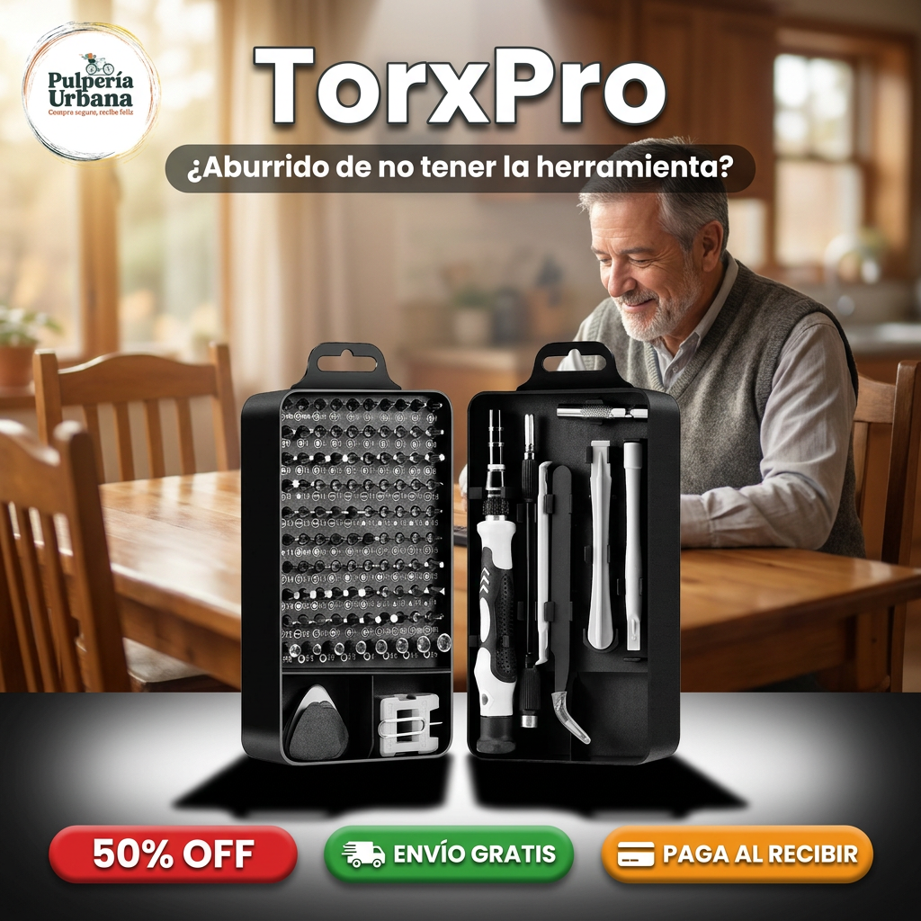 TorxPro — Kit 115 puntas de precisión