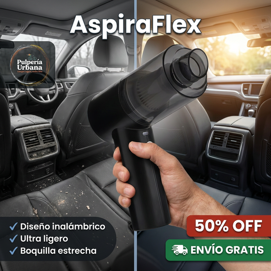 AspiraFlex — Aspiradora inalámbrica compacta