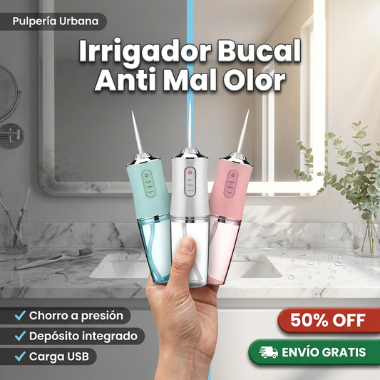 AquaFresh Pro — Irrigador Bucal Anti Mal Olor