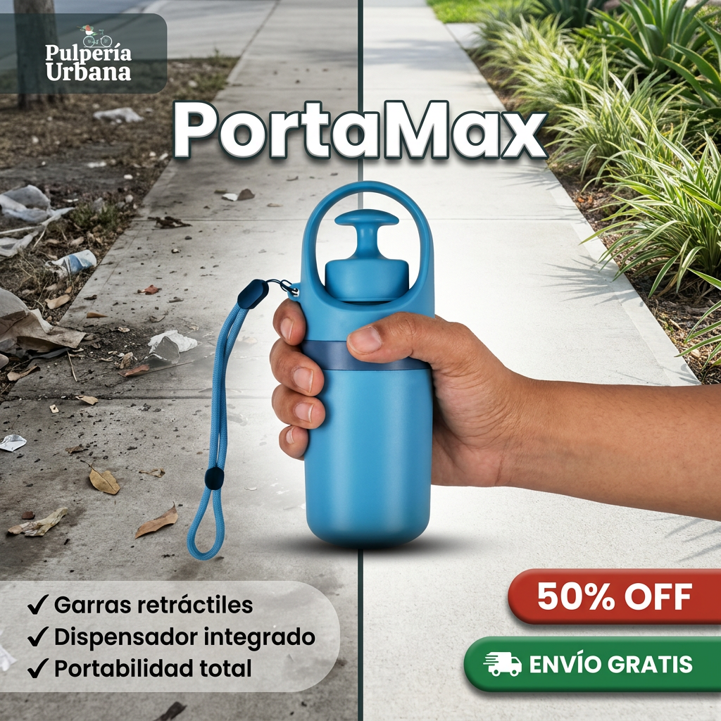 PortaMax — recogedor portátil para mascotas