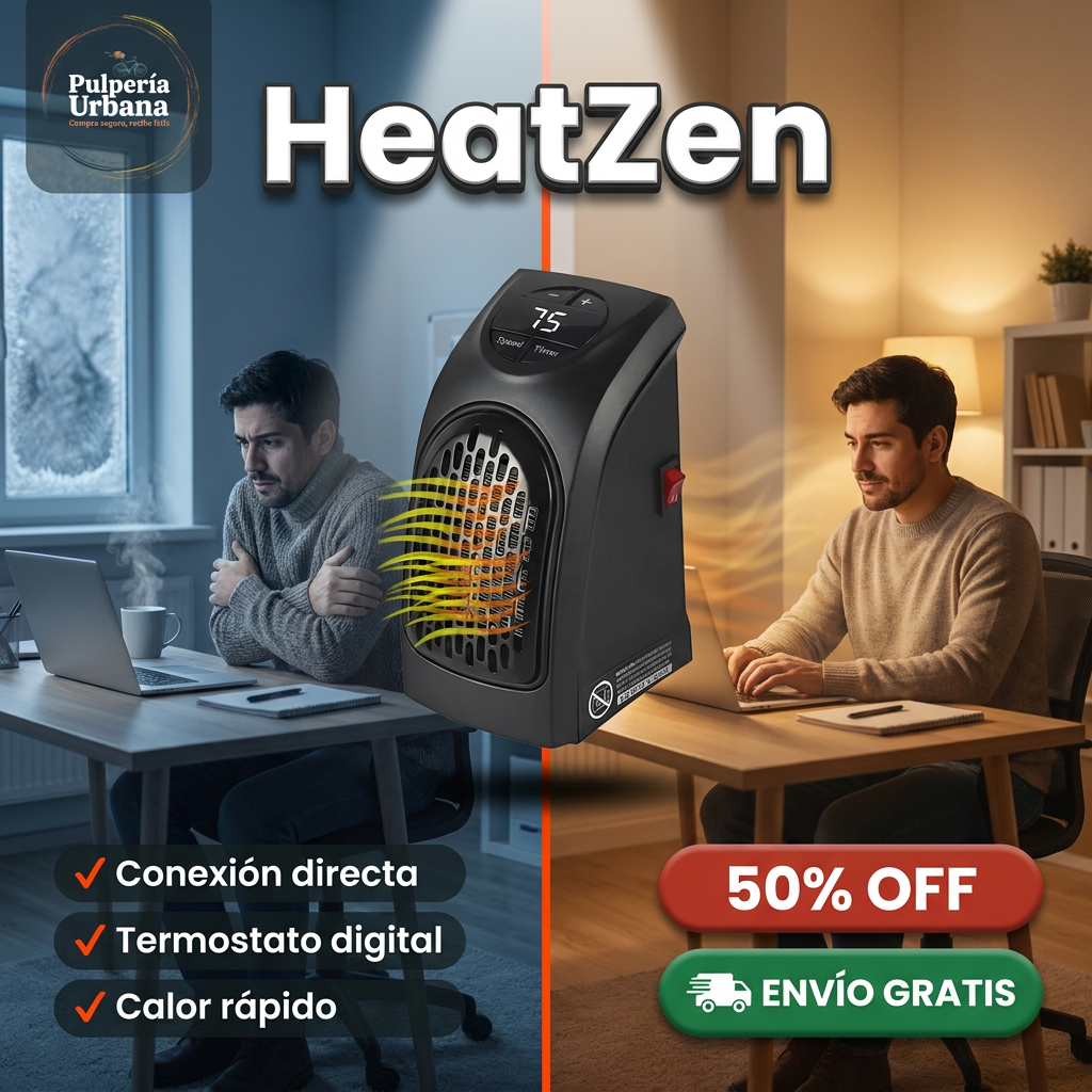 HeatZen — Calefactor portátil compacto