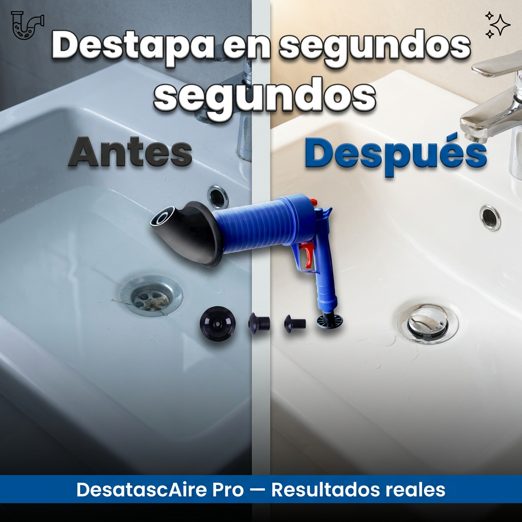 Destapa Aire Pro — destapador de cañerías a presión