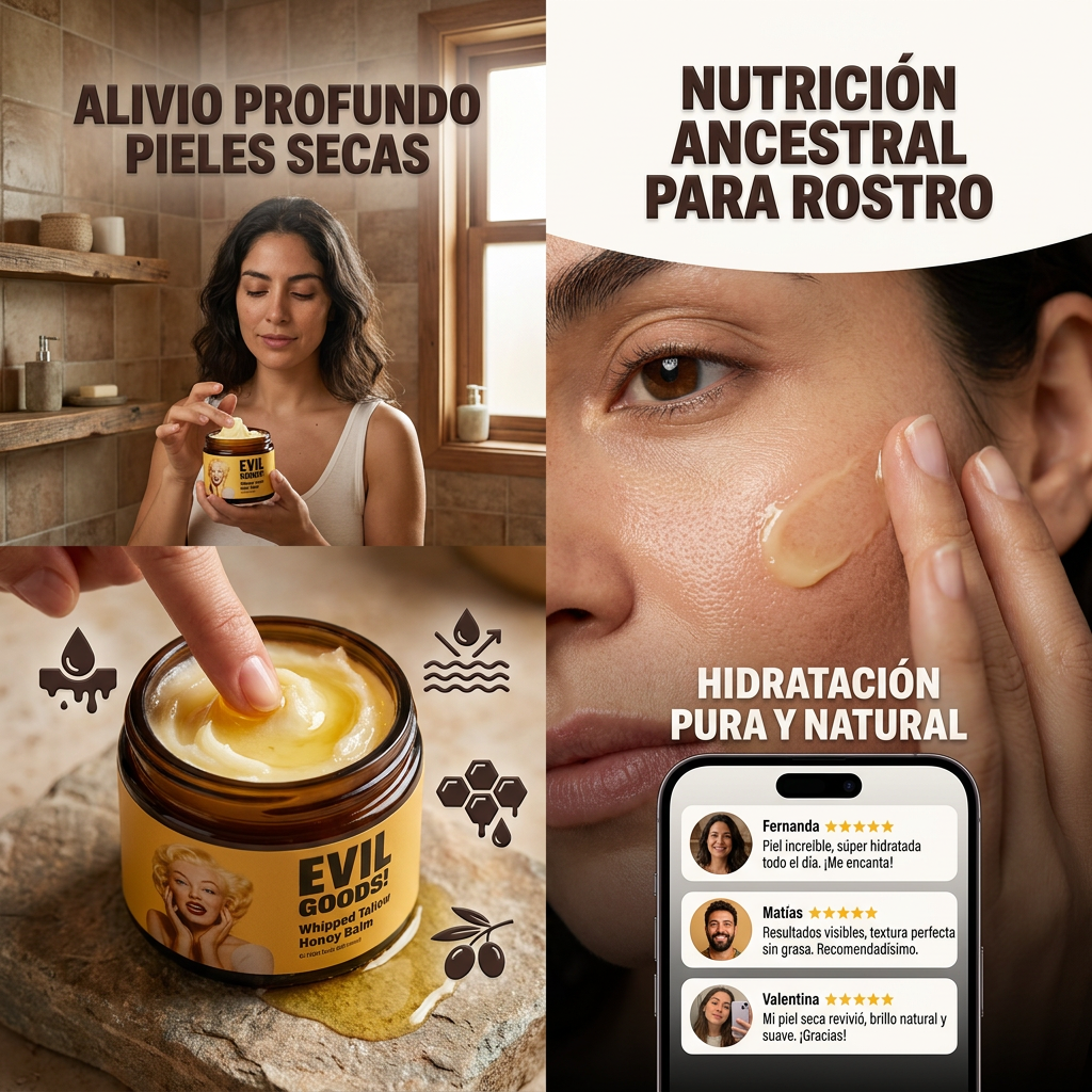 Crema Facial Evil Goods — bálsamo nutritivo para piel sensible